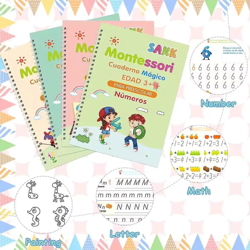 Kit Mágico De Caligrafía Para Niños Vadi Home