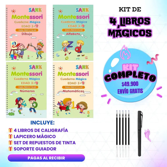 Kit Mágico De Caligrafía Para Niños Vadi Home